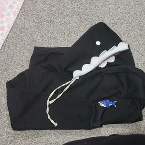 Black Shark Design Teen Hoodie